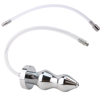 FRRK Curve Cylinder Male Chastity Cage With Metal Anal Plug Silicone Urethral Catheter 2 In 1  Adult Games Sex Toys For Men Gay