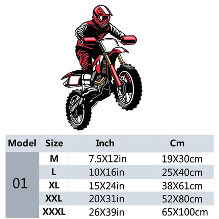 Motocross Dirt Bike Wall Decal Boys Bedroom Playroom Home Decoration Motorbike Extreme Sport Art Window Sticker Mural
