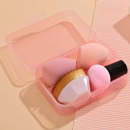 Magic Foundation Makeup Brush Set Soft Beauty Blender Gourd Shaped Makeup Sponge Loose Powder Brush Cosmetic Tools Kit