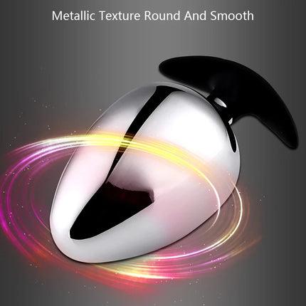 Runyu Metal Anal Plug Sexy Adult Butt Plug Penetration Anal Toy Plug Anul Huge Dildo Fetish But Pluk Erotic Products SM Sex Toys