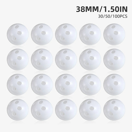 30/50/100pcs Plastic Rattle Bell Balls Squeaker Pet Baby Toys DIY Rattle Beads Noise Maker Repair Fix Dog Plush Doll Accessories