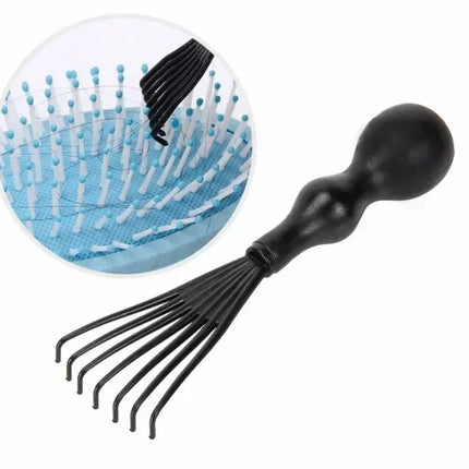 Hair Brush Exfoliating Hair Brush Bristle Women's Wet Curly Hair Comb Salon Hair Styling Tool，Special for Real Hair Wigs