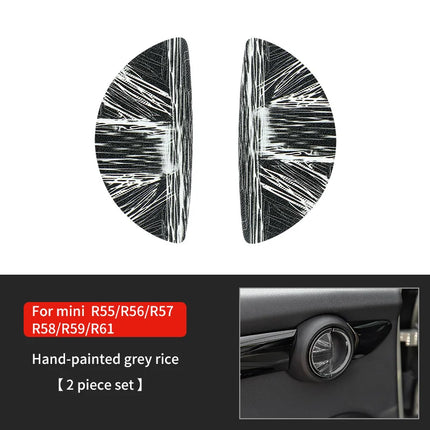Car Door Handle Decoration Leather Sticker For Mini Cooper JCW F56 F60 F55 F54 R56 R60 R55 Countryman Car Interior Accessories