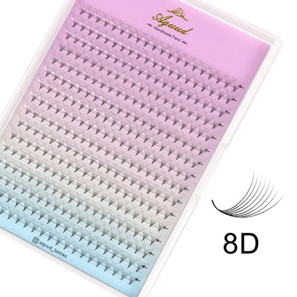 AGUUD Premade Volume Fans Eyelash Extension 3D 4D 5D 6D 8D 10D 12D  Individual Lashes Premade Russian Volume Fan Makeup Cilia