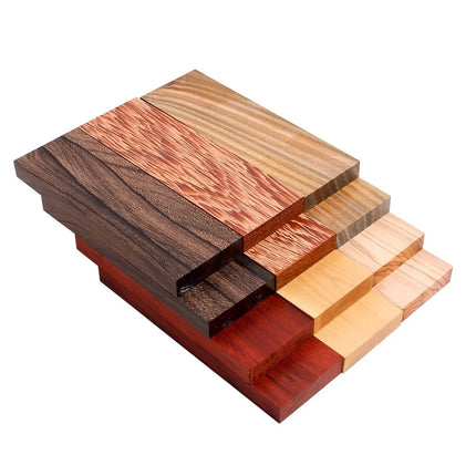 Bookmatched Natural Wood Knife Handle Scales Blanks Materials for Making 1 Pair