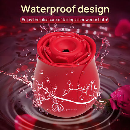 2in1 Rose-Sucking Vibrator for Women Flapping Tapping Rose Sex Toy Nipple Clitoral Lick Vibrating Massager Female Masturbator