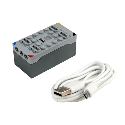 Rechargeable Lithium Battery Box Multi Function Speed Adjust Control Power Up Car Train Motor MOC Legoeds Technical Bricks Toys