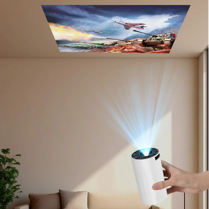 2025 projector HY300 portable projector Android 11 system, Bluetooth 5G dual-band, 4K decoding outdoor projector