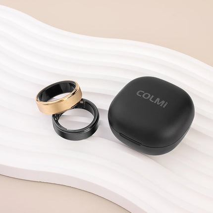 New COLMI R03 Smart Ring Charging Case Men Women, Battery Life 39 Days, Health Monitor, IP68 & 5ATM Waterproof, Multi-sport Mode