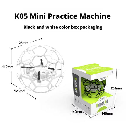 Large-sized 20CM Soccer Drone Shockproof Specially Designed for Competitions Quadcopter Remote-controlled toy for children