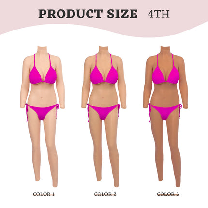 CYOMI Fake Boob Silicone Bodysuit Breast Forms Fake Vagina For Transgender Sissy Drag Queen Male Crossdresser Cosplay C/D/E Cup