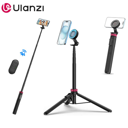 Ulanzi MT-84 Smartphone Tripod Quick Release Magnetic Support Magsafe Case Phone Come With Bluetooth Controler For iPhone 15  14