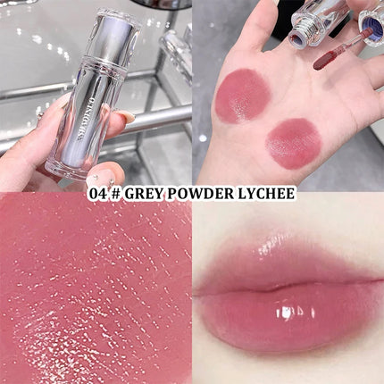 Mirror water gloss lip Dew low saturation glass lip toot lip glaze moisturizing moisturizing white mouth red