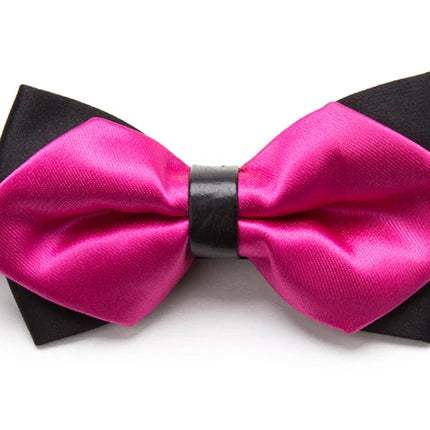 Men Ties Solid Fashion Butterfly Party Wedding Black Red Bow Tie for Boys Girls Candy Bowknot Accessories Formal Dress Bowtie
