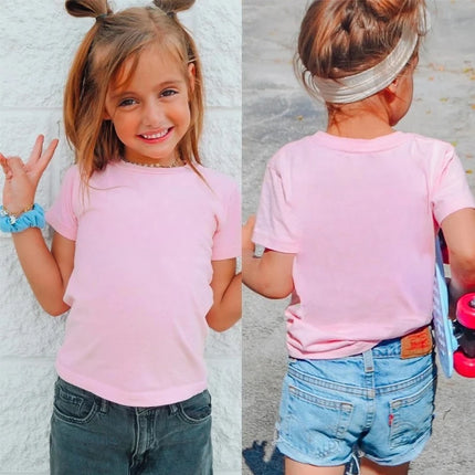 Summer Cartoon Capybara Pattern Print Children's Short-Sleeved Shirt Kid Fashion Cotton T-shirt Boy Girl Comfortable Top Clothes