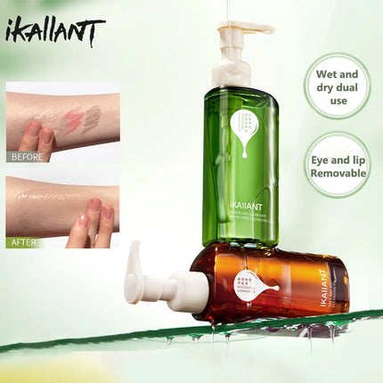 iKAIIANT Cleansing Oil Hydrating Makeup Remover for Face and Eyes, Gentle & Non-Irritating Deep Cleansing Water for Clear Skin