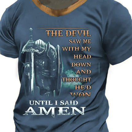 Men's Retro Western Denim 3D Printed T-Shirt Personality Street Men's T-Shirt Fitness Oversized T-Shirt Outdoor Fashion T-Shirt