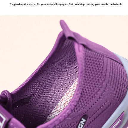 Women Casual Sports Shoes Breathable Lightweight Sneakers Anti-slip Flats Outdoor Running Walking Shoes Female Vulcanized Shoes