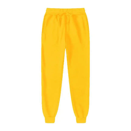 2026 Men's New Casual Sports Pants Fashion Solid Color Loose Pants Street Wear Autumn/Winter Slow Running Fitness Pants