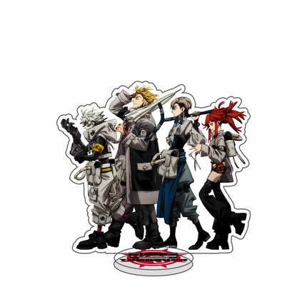15cm GACHIAKUTA Acrylic Stand Rudo/Enjin/Zanka/Riyo Character Anime Model Stand Plate Room Decor Figure Display Gift key chain