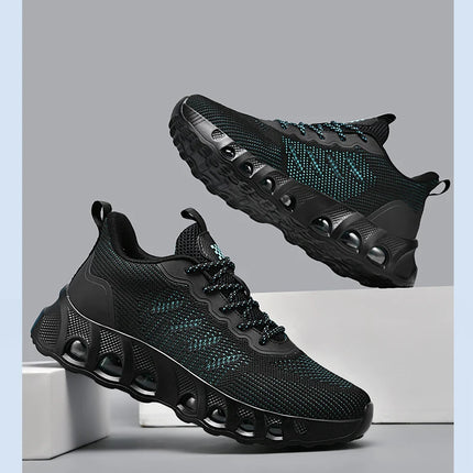 Men's air cushion casual sneakers spring summer lightweight outdoor racing running shoes breathable plus size speed sports shoes