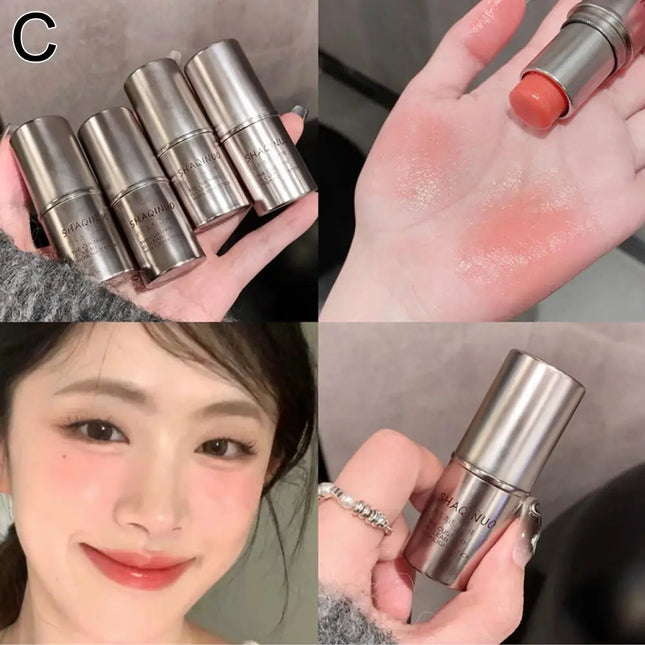 Wet And Shiny Highlighter Stick Brightening Eyes And Contouring Bar Pearlescent Natural Water Light Makeup