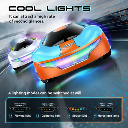 Children's gesture-sensing remote control car toys, new energy charging car four-wheel drive racing car toys, children