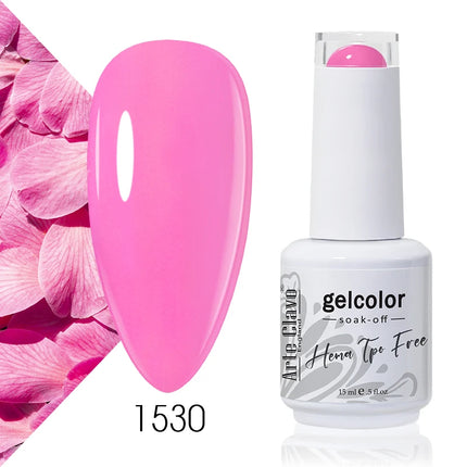 Arte Clavo Colourful Gel Nail Polish Nail Art Gel Varnishes Macaron Color Nail Semi Permanant Soak Off LED UV Gel Nail Varnishes