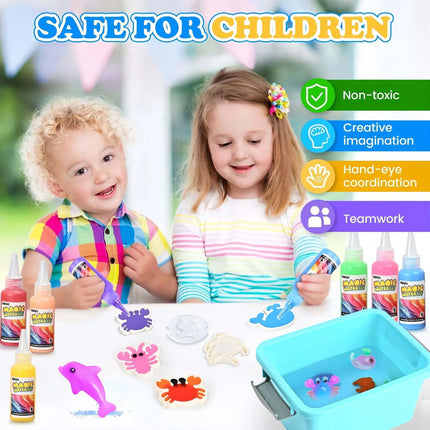 Magic Water Elf  DIY Set Magic Water Baby Hydrogel Handmade Little Artist Graffiti Toys Children's Creative Handmade Gifts