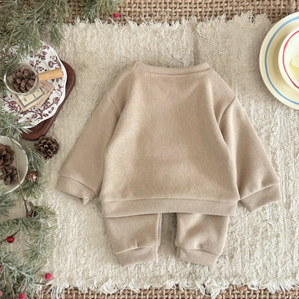 Baby Clothing Cotton Sets Autumn Casual 2 PCS Kids Sets Sport Suit for Baby Boy Girls Clothes Top+Pants 1-3 Y