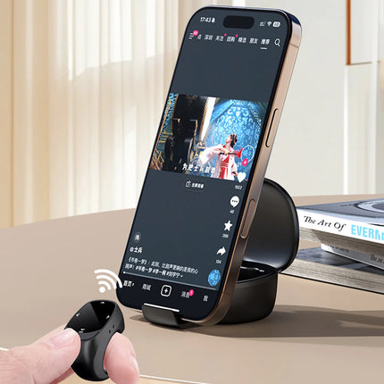 Page Turner Clicker BT Camera Video Recording Remote Remote Scrolling Ring for iPhone Android Tablet Touch Screen Page Turner