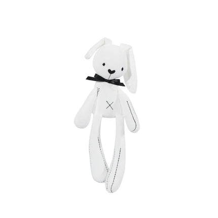 Cartoon Animal Stuffed Baby Toy with Hanging Rattle Soft Plush Wind Chimes Gift for Bed Crib Car Seat Travel Stroller