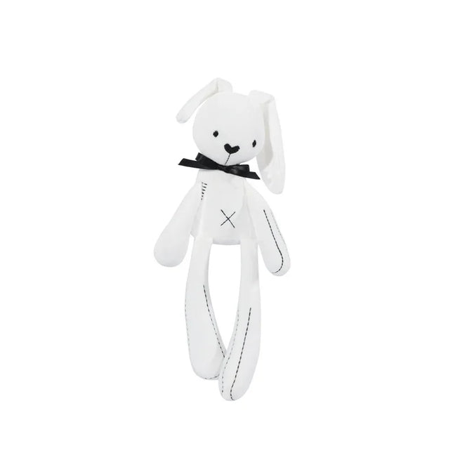Cartoon Animal Stuffed Baby Toy with Hanging Rattle Soft Plush Wind Chimes Gift for Bed Crib Car Seat Travel Stroller
