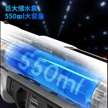 Super High Power Manually Pull-Out Water Gun Toys No Battery Pistol Spray Blaster Outdoor Water Pool Play Toy for Boys Adults