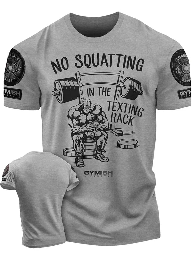 3D Printed Recover Fully Workout T-Shirt Funny Gym T-Shirt High Quality Cotton Men's Short Sleeves Muscle Man Tough Guy T-Shirt