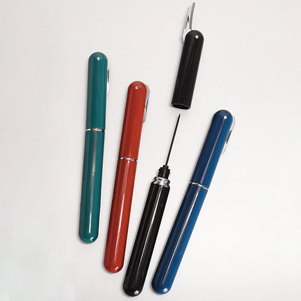 Stainless Steel Air Pressure Pump Wine Bottle Opener Pen Shape Fast Corkscrew Needle Kitchen Bar Party Tool Portable Wine Opener