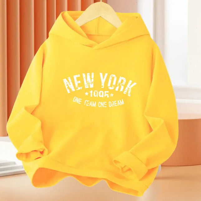 California Printing Kids Hoodie Fashion Boys Hoody Loose Sport Sweatshirts Autumn Long Sleeve Cotton Clothing