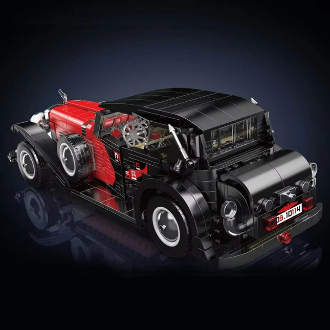 Creative Technical T50 Vintage Car Set Building Block The MOC Fantom Vintage Car Model Assembly Brick Toys For Kids Gifts