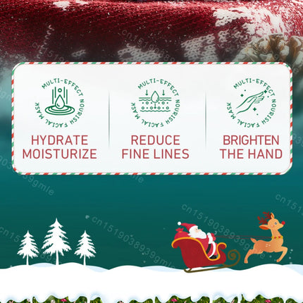 Christmas Gift Set Hand Cream and Lip Balm Set Ultra Wrinkles Nourishing Moisturizing Nonsticky Gentle Skincare for All Skin Use