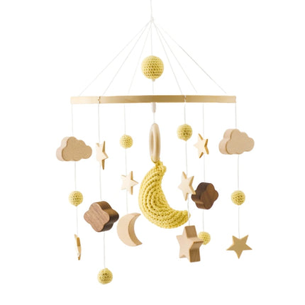 Baby Mobile Crib Bed Bell Musical Rattles Toys Soft Felt Cartoon Animal for Infants Nursery Mobiles Forest Animals Crib Toys