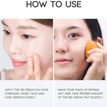 LAIKOU BB Cream Concealer Foundation Make Up Natural Dark Makeup Cosmetics Light Moisturizing Multi Sulution Blemish Balm Cream