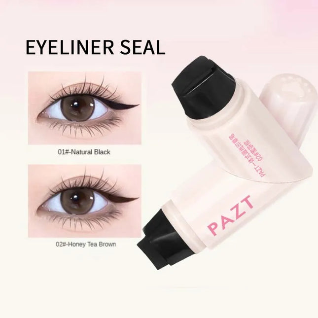 Eyeliner stamp pen, one-piece eyeliner pen, natural makeup application, a beginner's assistant, two steps to create eyeliner