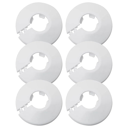 20 Pieces 1/2 Inch Flange Water Pipe Cover Decoration 16mm White Pipe Cover Wall Pipe Decoration Radiator