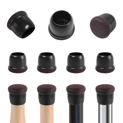 Chair Leg Caps Rubber Feet Protector Stool Table Furniture Leg Cover Non Slip Felt Bottom Pads Round Square Floor Protectors