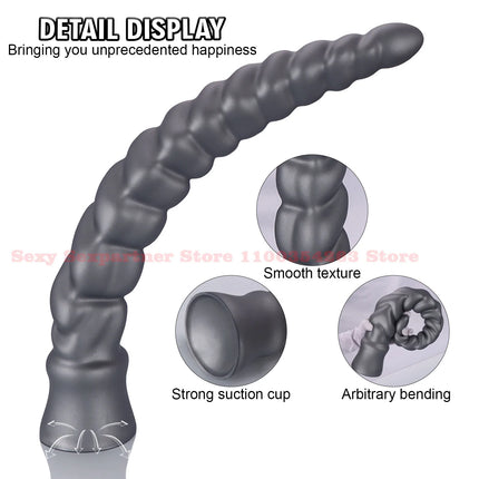 Super Long Big Anal Plug Huge Anus Stretching Dilator Expander Large Giant Fantasy Long Butt Plug Sex Toys for Women Men Gay