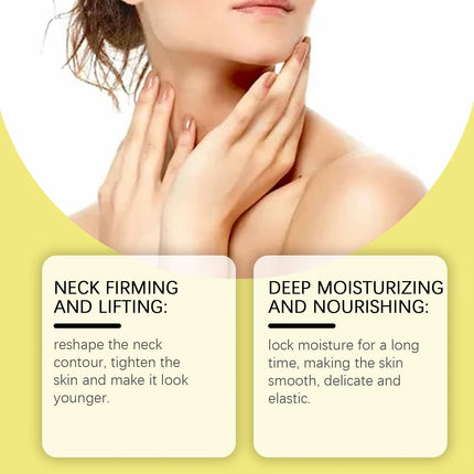 Neck Firming Cream Deep Nourishing Skin Anti-Aging Reduce Dullness Brighten Lightweight Long-Lasting Moisturizing Necks Lotions