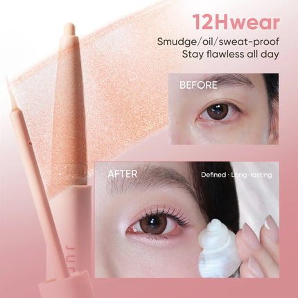 Judydoll Dual-Ended Contour Under Eye Pen Matte Shimmer Soft Nude Fine Flash  Smudge-Proof Lasting Natural Brightening