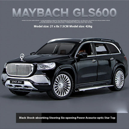 1:24 Mercedes Benz Maybach GLS600 Alloy SUV Diecast Metal Model Simulation Collection Of Hobby Decorative Fine Ornaments Kid Toy