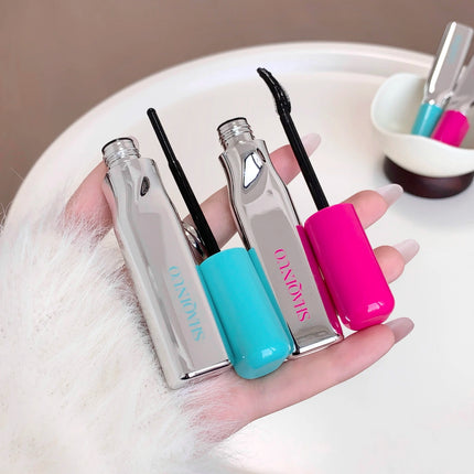 SHAQINUO Curly Black Sun Flower Mascara + Makeup Remover Set All Day Long-Wearing Lash-Lengthening Thick Volume Eyelashes