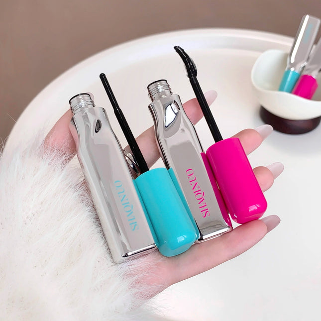 SHAQINUO Curly Black Sun Flower Mascara + Makeup Remover Set All Day Long-Wearing Lash-Lengthening Thick Volume Eyelashes